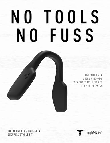 Image of ToughAsNails Standard Fit Black Replacement Nose Pads Pieces for Oakley Low Key OO9433 54mm Sunglasses