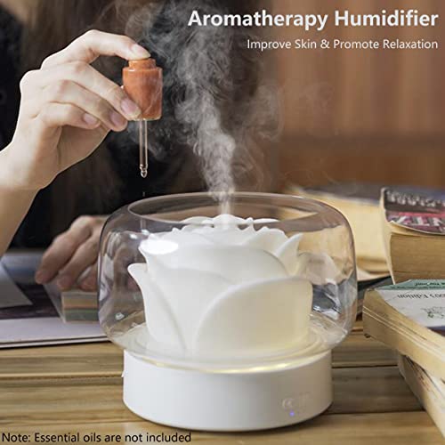 Difusor aromático eléctrico SQCOOL blanco y rosa miniatura 2