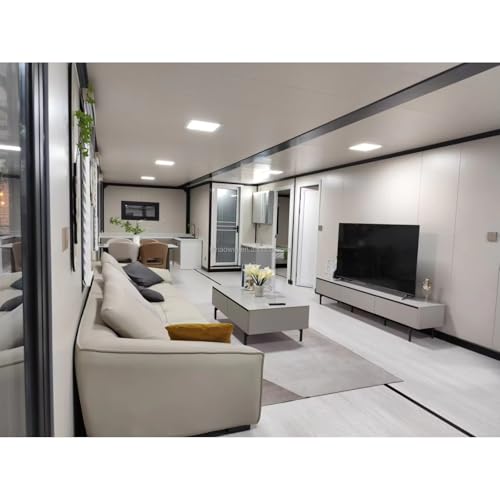 Expandable Container House for Sale Modern Tiny Home Prefab Modular Detachable House Luxury Mobile Foldable Home 20ft 40ft Portable Villa Prefabricated House with 2 3 Bedroom Bathroom & Kitchen - Image 5