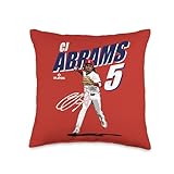CJ Abrams | Washington Baseball Players | MLBCJA203M Throw Pillow