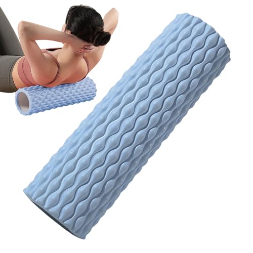 Rodillo de masaje – Rodillo de masaje de tejido profundo, rodillo de espuma de masaje para ejercicio muscular, rodillo de masaje, rodillo de ejercicio, rodillo de espuma para pilates, fisioterapia