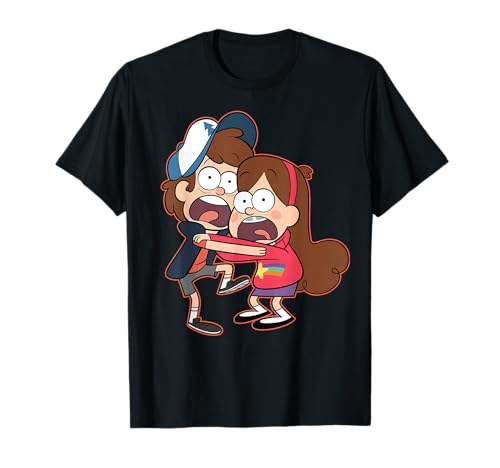 Disney Gravity Falls Dipper and Mabel Pines T-Shirt Small