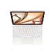 Apple Magic Keyboard Case für das 11 iPad Air (M3), besonders angenehmes Tippen, integriertes Trackpad, Deutsch – Weiß ​​​​​​​