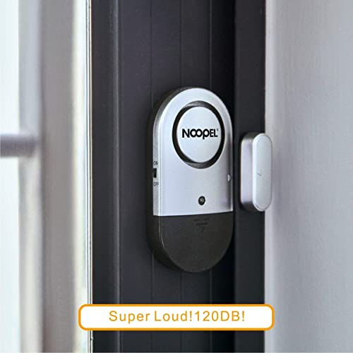 Door Window Alarm 2 Pack & 6 Pack, Noopel 120Db Magnetic Pool Alarm For Doors And Windows, Burglar Intruder Entry Alert For Kids Toddlers Personal Safety #TOP6