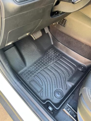 Image of TPE Premium Life Long Car Floor Mats with Carpet Compatible for Tata Sierra(Manual Transmission)||Set of 3 pcs||Waterproof and Anti-Slip, All Wheather Durable Car Mats|| Colour:- Black