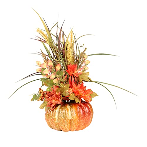 Abaodam Adorno De Calabaza Imitación Planta Decorativa Maceta para Halloween Accesorio De Fiesta para Calabaza Decoracion Abobora Decorativa