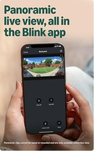 Blink Arc – Plug-in Panoramic Vision [Plus Subscription required], 180° dual-camera mount for Mini 2K+ and Mini 2 (sold separately) – Mount Accessory only (Black) - 4