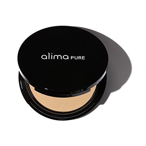 Alima Pure Pressed Foundation with Rosehip Antioxidant Complex - Pressed Powder- Mineral Powder Foundation (0.31oz/ 9.0 g) | Cardamom