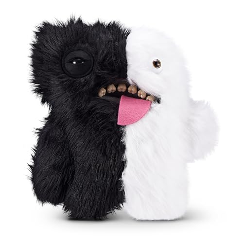 Fuggler Misfit Monsters de 23 cm Serie 1 de ZURU, Juguete de Peluche Funny Ugly Monster (Wide Eyed Boogah - Blanco y Negro) Fuggler Misfit Monsters de 23 cm Serie 1 de ZURU, Juguete de Peluche Funny Ugly Monster (Wide Eyed Boogah - Blanco y Negro)