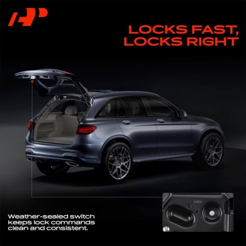 Image of A-Premium Trunk Latch Compatible with Ford Mustang 2010-2014 Coupe, Rear Tailgate Lock Latch Actuator