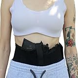Daltech Force Women's Lace Belly Band Gun Holster CCW Concealed Carry (Black, Large)