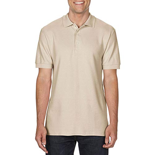 Gildan Polo deportivo de algodón premium para hombre doble pique (3XL) (Zafiro) miniatura 5