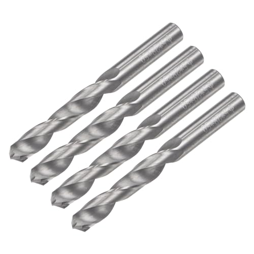 Sourcing Map Sólido Carburo Giro Taladro Brocas 2mm, Métrico Izquierda Mano Espiral Flautas Recto Vástago Tungsteno Acero Taladro Herramienta Para Inoxidable Acero Aleación Metal, 2 Piezas