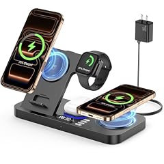 Yi JYi Dual Phone Wireless Charging Station for Apple Devices, 30 W Wireless Charger with Auto Yi JYi Dual Phone Wireless Charging Station for Apple Devices, 30 W Wireless Charger with Auto item