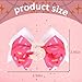 Vovii Birthday Hair Bow Clip for Girl's 5th Birthday Party Decorations, Pink Ice Cream Baby Bow for 5 Year Old Girl