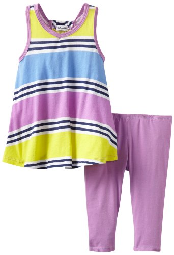 Conjunto de túnica de cabaña para tardes de juego y paseos de niñas de 4 años