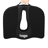 Feagar Cojin Coxis de Espuma Memoria Portátil para Silla de Oficina (Funda de Tela)