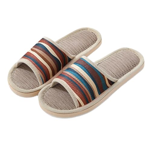 Espadrilles en lin et chaussons d'intérieur légers pour le salon