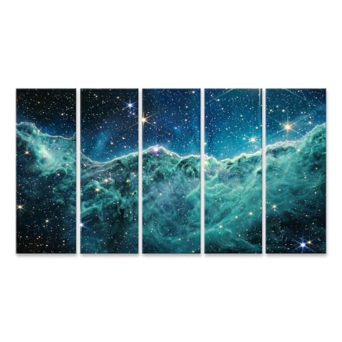 Toile nuage de brouillard decoration murale pour les fans de l'espace