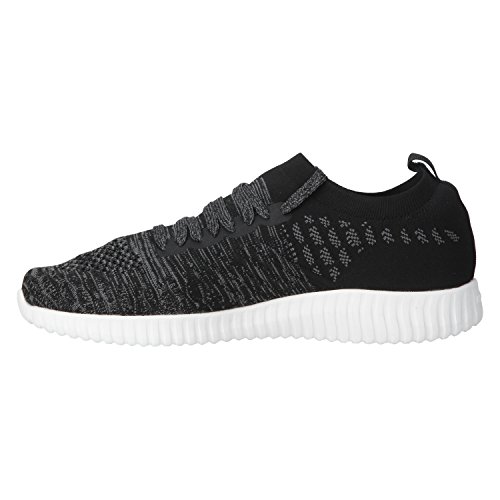 Image of Red Tape Men Black Walking Shoes
