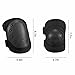 KUYOU Military Tactical Knee Pad Elbow Pad Set,Airsoft Knee Elbow Protective Pads Combat Paintall Skate Outdoor Sports Safety Guard Gear (2*Knee Pad and 2*Elbow Pad)-Black