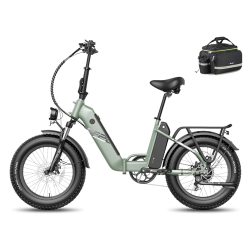 Fafrees Bicicleta Eléctrica, Bicicleta Eléctrica Plegable Ff20 Polar De 20 , Batería Extraíble De 48v 20,8 Ah, Fatbike 7 Vels, Ebike Para Adultos, Alcance De 150 Km Verde Fafrees Bicicleta Eléctrica, Bicicleta Eléctrica Plegable Ff20 Polar De 20 , Batería Extraíble De 48v 20,8 Ah, Fatbike 7 Vels, Ebike Para Adultos, Alcance De 150 Km Verde
