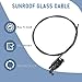 Rimamoka Sunroof Glass Cable Compatible with 2015-2020 Ford F150 2017-2019 Ford F250 F350 F450 Replace# FL3Z16502C22