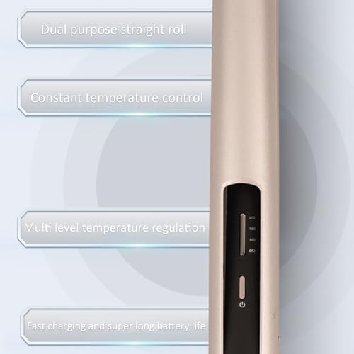 Plancha de cabello inalámbrica portátil con 3 temperaturas ajustables miniatura 7