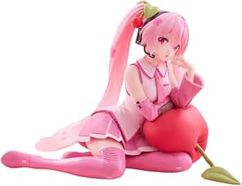 Amazon.co.jp: Desktop Cute 桜ミク さくらんぼクッション フィギュア
