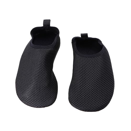 Gatuida 1pair Silicone Non- Socks for Yoga and Sports Thickened Room Socks Black Comfortable Fit for Suitable for Enhanced Balance Stability for Home and Gym Use