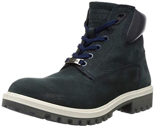 Woodland Men’S Dnavy Leather Ankle Boot-7 Uk (41 Eu) (8 Us) (Gb 2974118Sa)