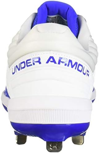 Under Armour Men's Yard Low ST Baseball Shoe, Royal (401)/White, 7 | Image 2