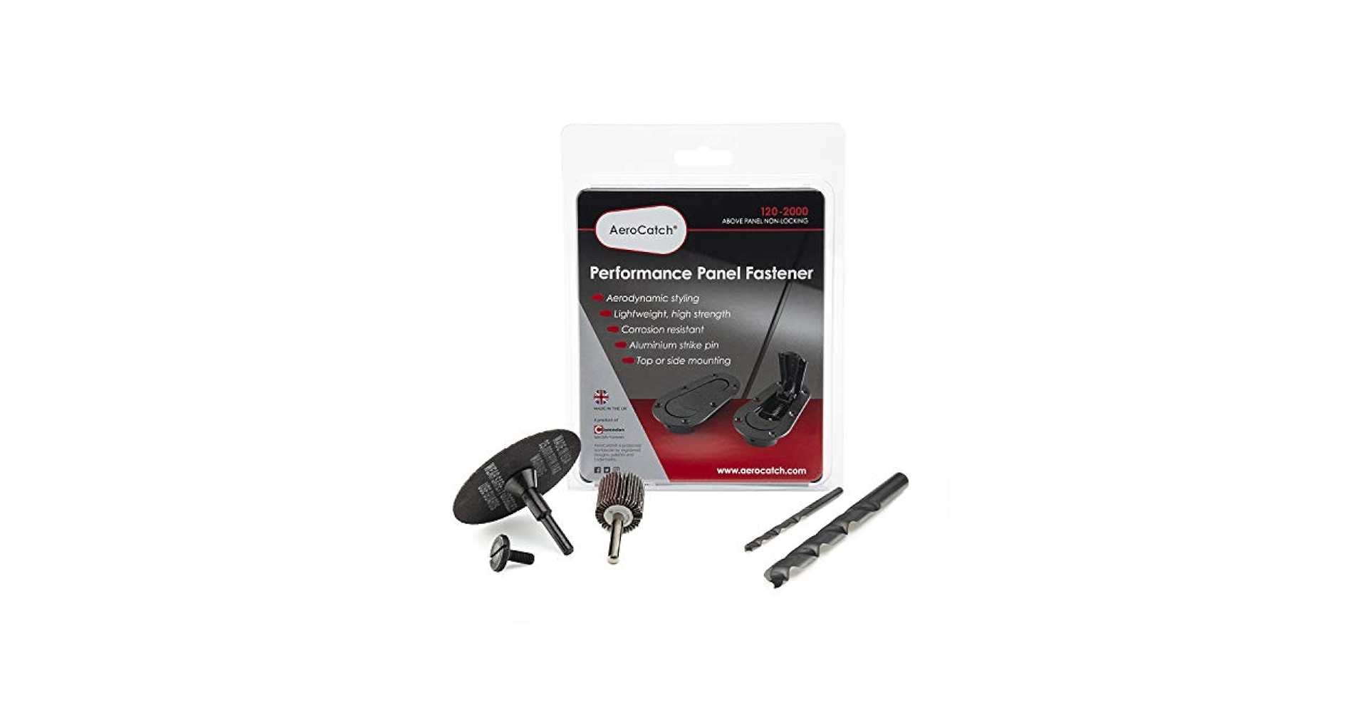 AeroCatch 120-2000 Above Panel エアロキャッチ Amazon.com: AeroCatch 120-2000 Above Panel Flush Hood Latch