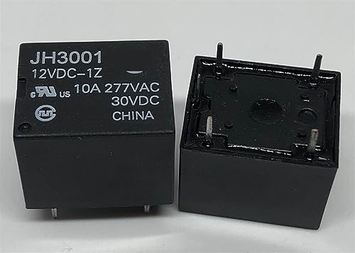 Relais 5 broches JH3001 12VDC-1Z T73-1C 10A pour circuit imprimé