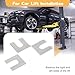 Atesilor 36 Pcs Metal Auto Lift Leveling Shim Kit For 2 Post 4 Post Car Lift Truck Jib Crane Install, Aluminium Horseshoe Tile Construction Spacer Fit For 3/4