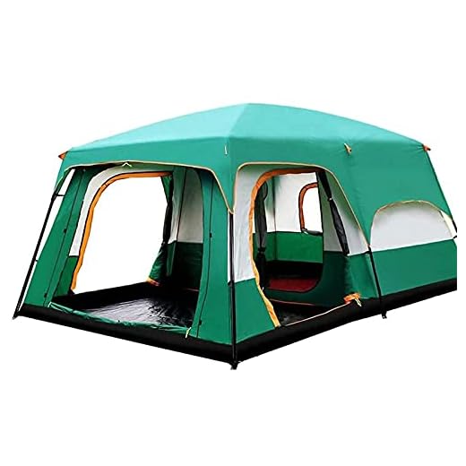 Carpas para Acampar Refugios Carpa Familiar para 8 Personas | Tienda De Campaña Al Aire Libre con Tres Puertas Y Dos Ventanas | Tienda De Campaña Grande De 2 Habitaciones para Senderismo