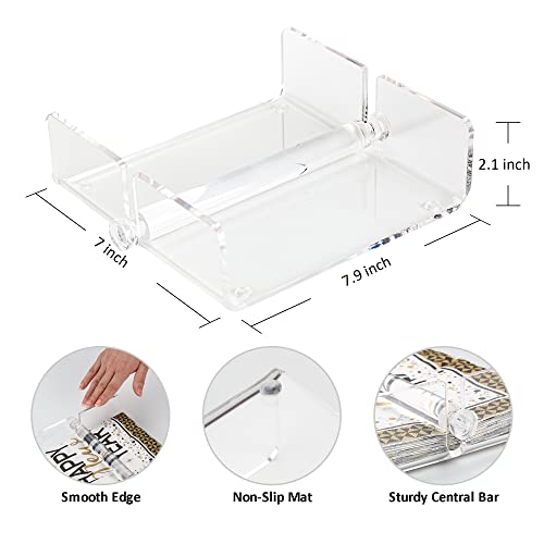 Worhe Clear Acrylic Napkin Holder Tray Guest Tower Hand Tower Holder For Bathroom Kitchen Clear Paper Hand Tower Holder Storage For Dinning Table Restaurant Bar Decor (Ygc004) #TOP6