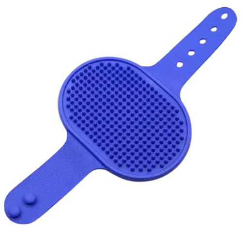 PabloPetPaws Pet Massage Rubber Bath Glove for Dogs, Cats, Rabbit, & Hamster | Grooming Shampoo Washing Soothing Bristles Hand Brush Comb - 1 Piece (Colour May Vary) (B0BNXMZTWS) Amazon Price History, Amazon Price Tracker