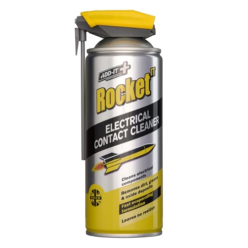 Rocket TT Electrical Contact Cleaner 400ml Fast-Drying Residue-Free Cleaner for Ignition Automotive Industrial & Household Electronics
