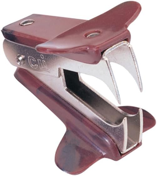 Charles Leonard Heavy Duty Staple Remover, Pinch Jaw Style, Walnut