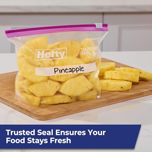 Hefty Slider Kitchen Storage Bags, Quart Size, 20 Count - image 7