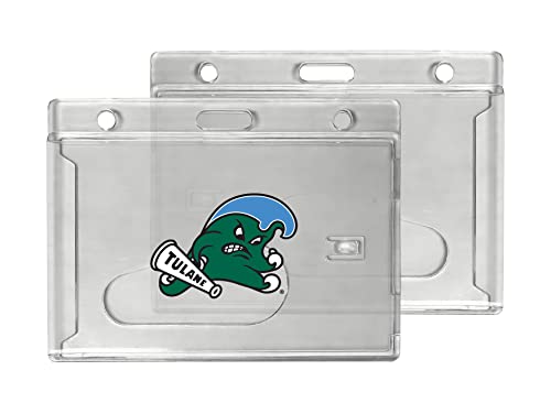 Tulane University Green Wave Clear View ID Holder Officially Licensed Collegiate Product