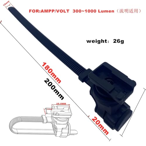 Soporte para linterna de bicicleta compatible con faros CATEYE VOLT AMPP 4
