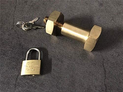 SUMAG Bolt Miracle (Brass) Magic Tricks Ring Come into Bolt Magic Magician Close up Party Bar Illusions Gimmick Props Mentalism
