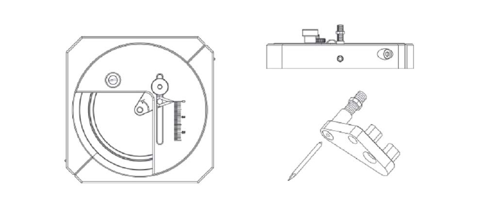 DSPIAE Stepless Adjustment Circular Cutter