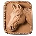 Milky Way Horse Head Soap Mold Tray - Melt and Pour - Cold Process - Clear PVC - Not Silicone - MW 87