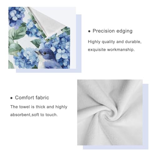 Serviettes de bain haut de gamme imprimé fleuri douceur absolue - 4