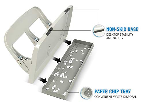 Carl, Medium-Duty 3 Hole Paper Punch, 40 Sheet Punch Capacity, Metallic, Model:hc-340 #TOP3
