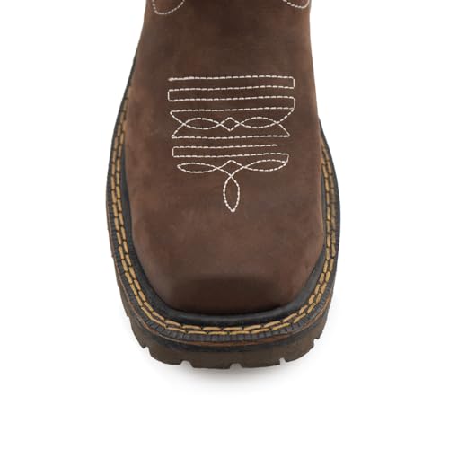 CEBU Men’s Tracker Composite Toe Work Boots – Lightweight, Oil Resistant, Genuine Leather4