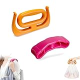 VYNZOR 2 Stück Einkaufsgriffe, Robuste Halter für Einkaufstüten,Kann auf der Schulter getragen oder zum Tragen schwerer Gegenstände verwendet werden